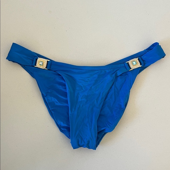 Dolcessa Swimwear Blue Bikini Set Size Medium - Picture 6 of 12